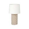 Ostaria Lampe à poser POMPON coloris beige 44 x 22 cm - 4MURS