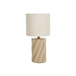 Ostaria Lampe à poser TWIST coloris beige 44 x 21 cm - 4MURS