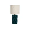 Ostaria Lampe à poser TWIST coloris bleu canard 44 x 21 cm - 4MURS