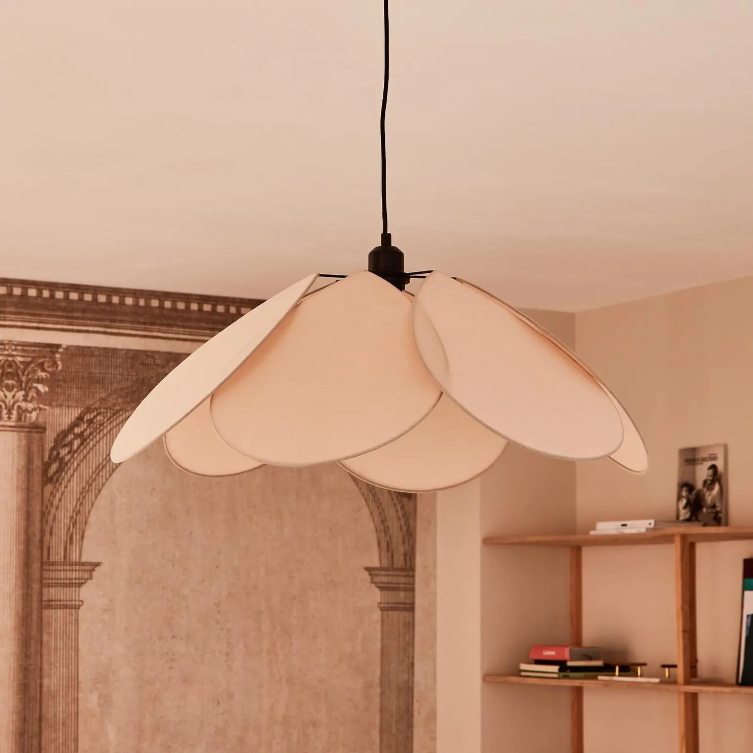 Ostaria Suspension ELA coloris rose pâle 23 x 69 cm - 4MURS