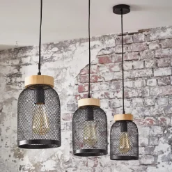 Ostaria Suspension SLIV coloris noir 26 x 15 cm - 4MURS