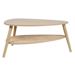 Ostaria Table basse CARMEN coloris naturel 80 x 55 cm - 4MURS