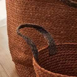 Panier BORNÉO coloris brun diamètre 38 cm - 4MURS