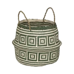 Panier INGO coloris Beige/Vert - 4MURS