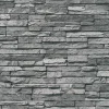 Papier peint adhésif SAMIT coloris gris anthracite - 4MURS