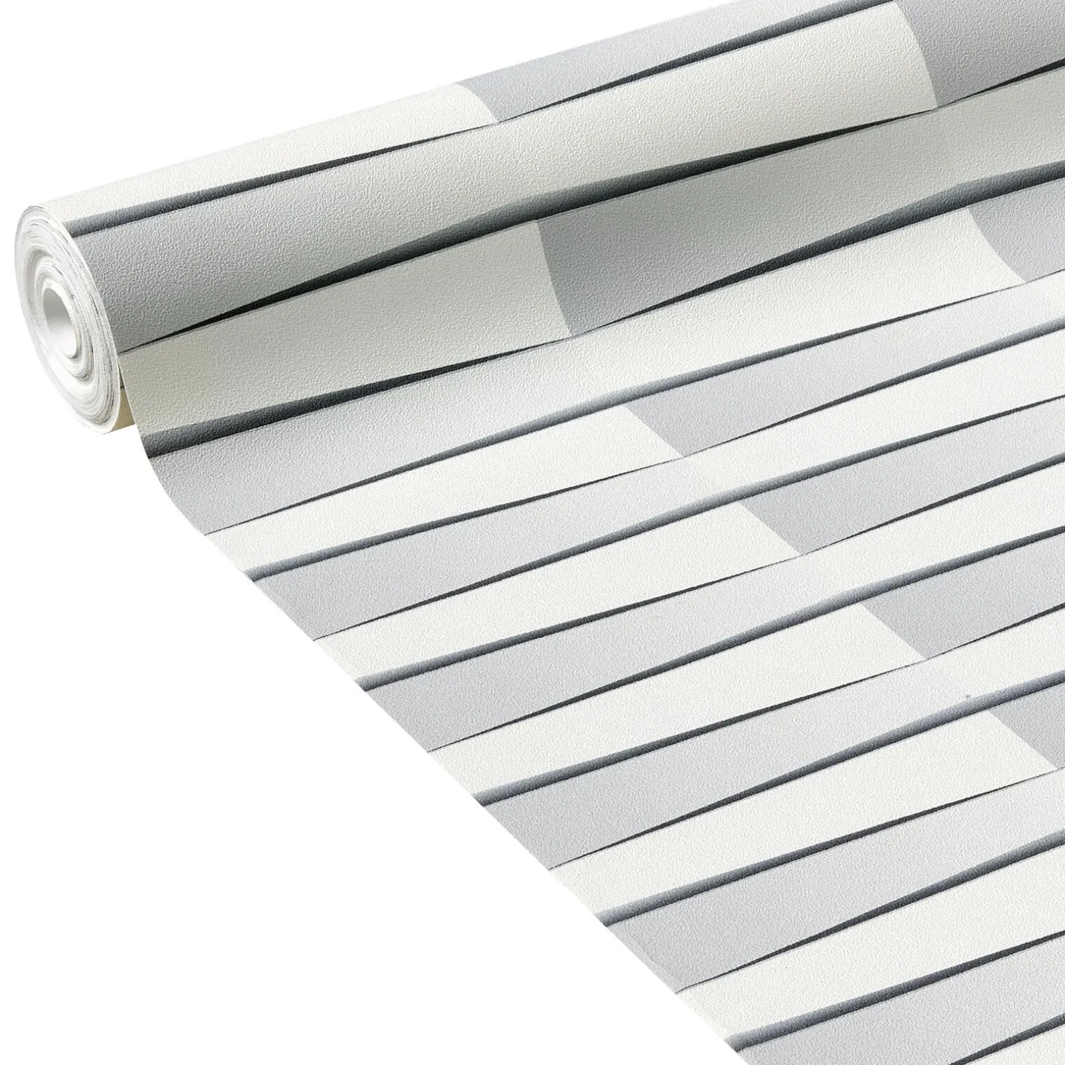 Papier peint intissé ALEK coloris gris moyen - 4MURS