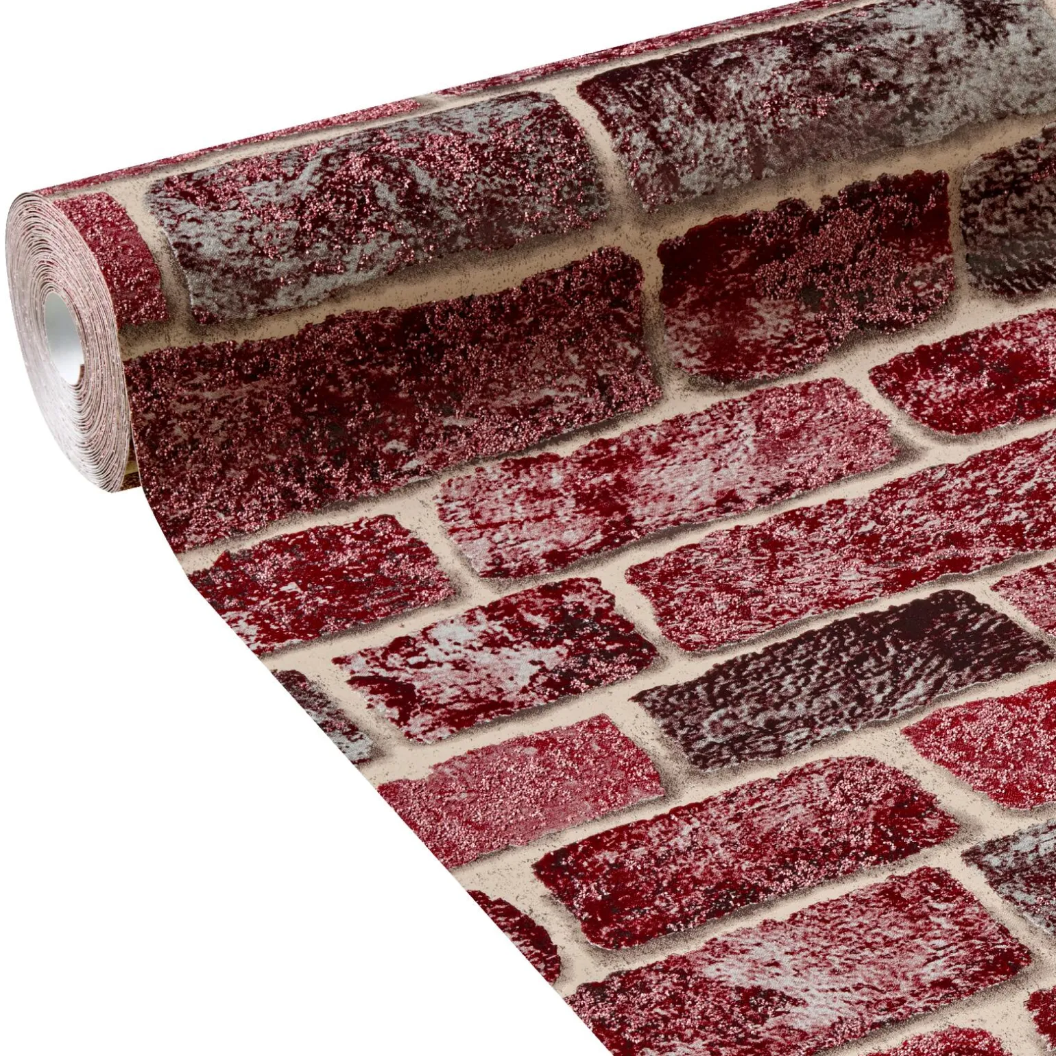 Papier peint intissé ATLANTA coloris lie de vin - 4MURS