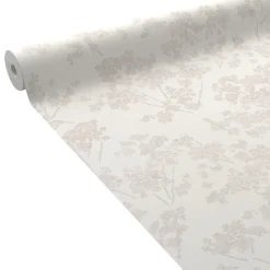 Papier peint intissé AUDELIA coloris rose pastel - 4MURS