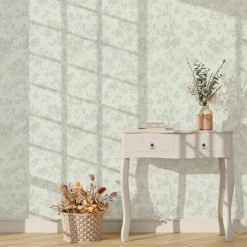 Papier peint intissé AUDELIA coloris rose pastel - 4MURS