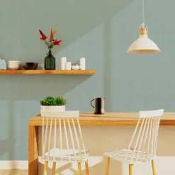 Papier peint intissé BABETH coloris vert de gris - 4MURS