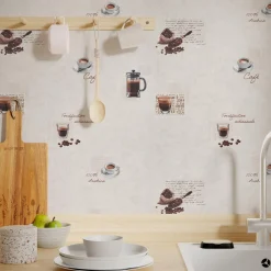 Papier peint intissé BARISTA coloris blanc cassé - 4MURS