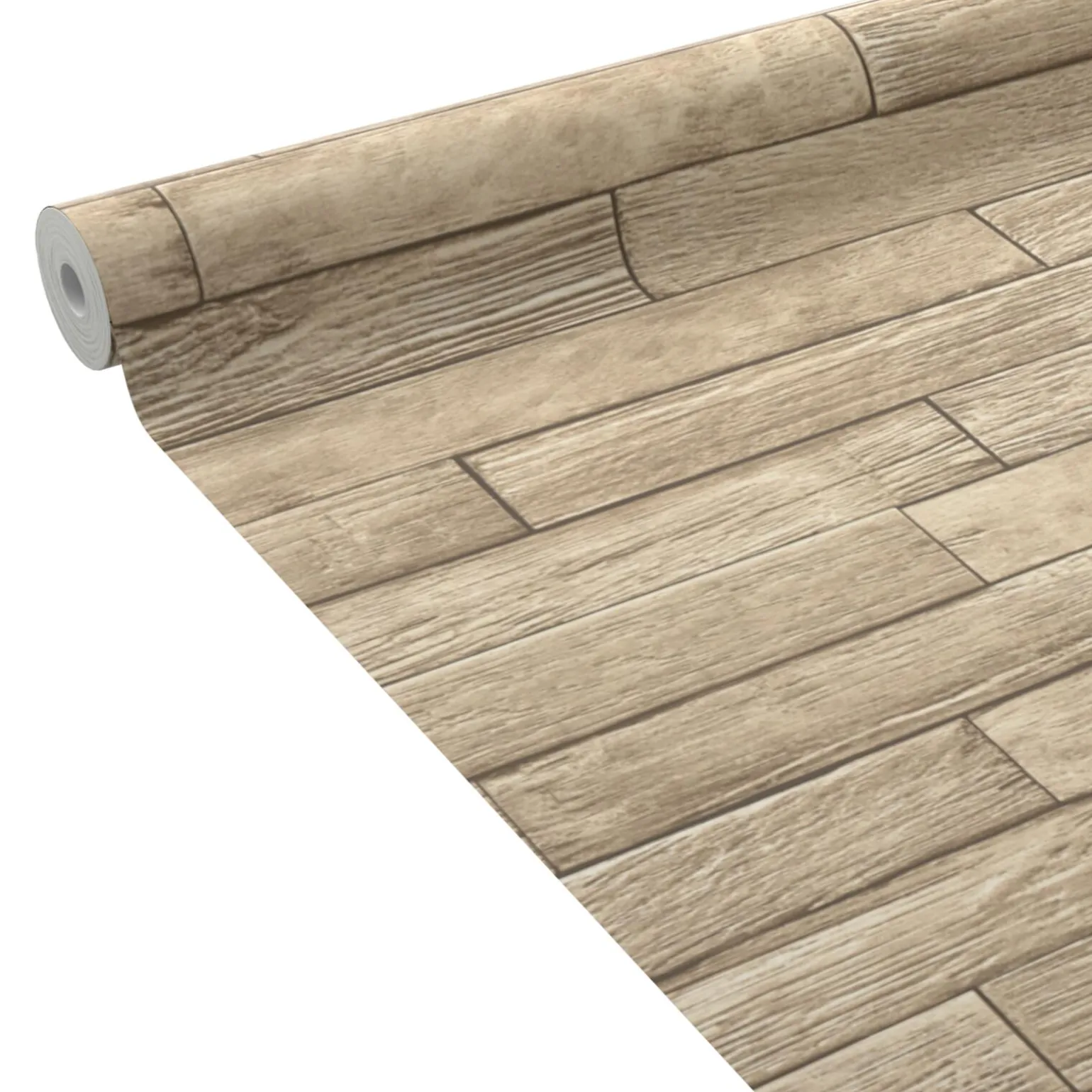 Papier peint intissé BURNT WOOD coloris bois clair - 4MURS