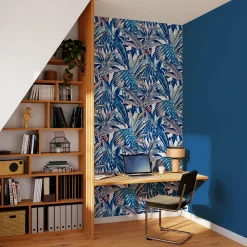 Papier peint intissé CALYPSO coloris bleu nuit - 4MURS