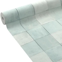 Papier peint intissé CARSTEN coloris bleu aqua - 4MURS