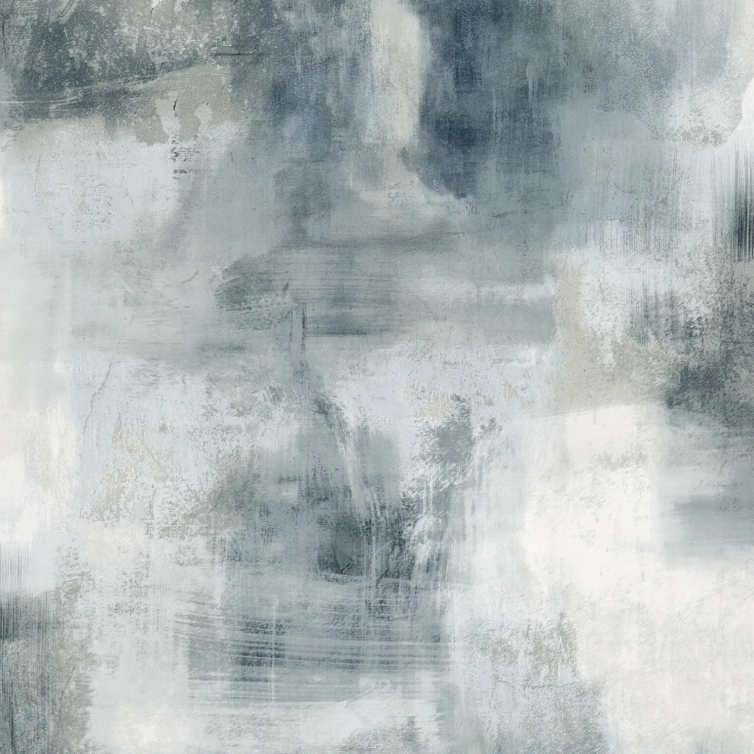 Papier peint intissé CLAPTOWN coloris gris béton bleuté - 4MURS
