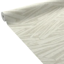 Papier peint intissé CLIFFORD coloris blanc crème - 4MURS
