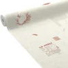 Papier peint intissé COCOTTE coloris blanc grisé - 4MURS