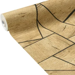 Papier peint intissé COLOMBO coloris bois miel - 4MURS