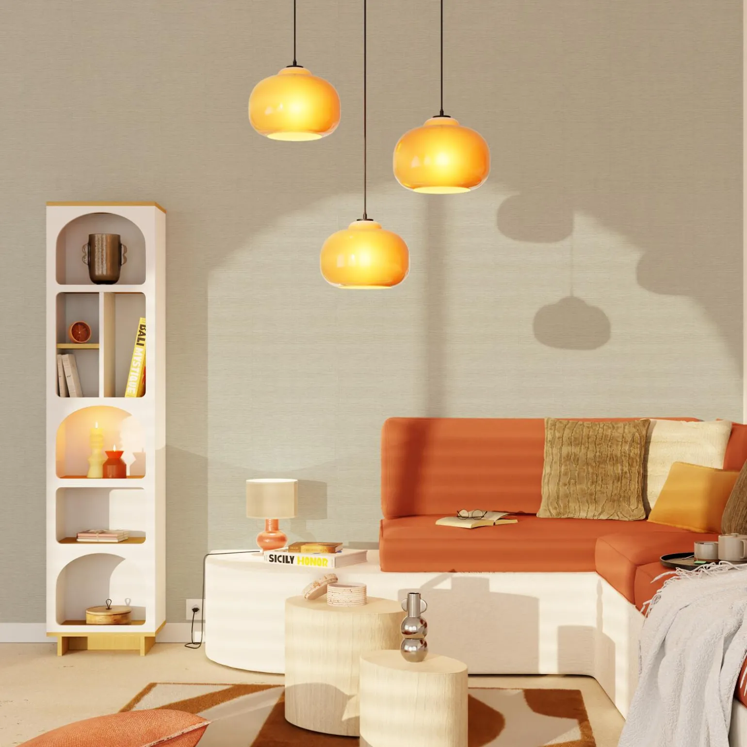 Papier peint intissé CURAÇAO coloris lin - 4MURS
