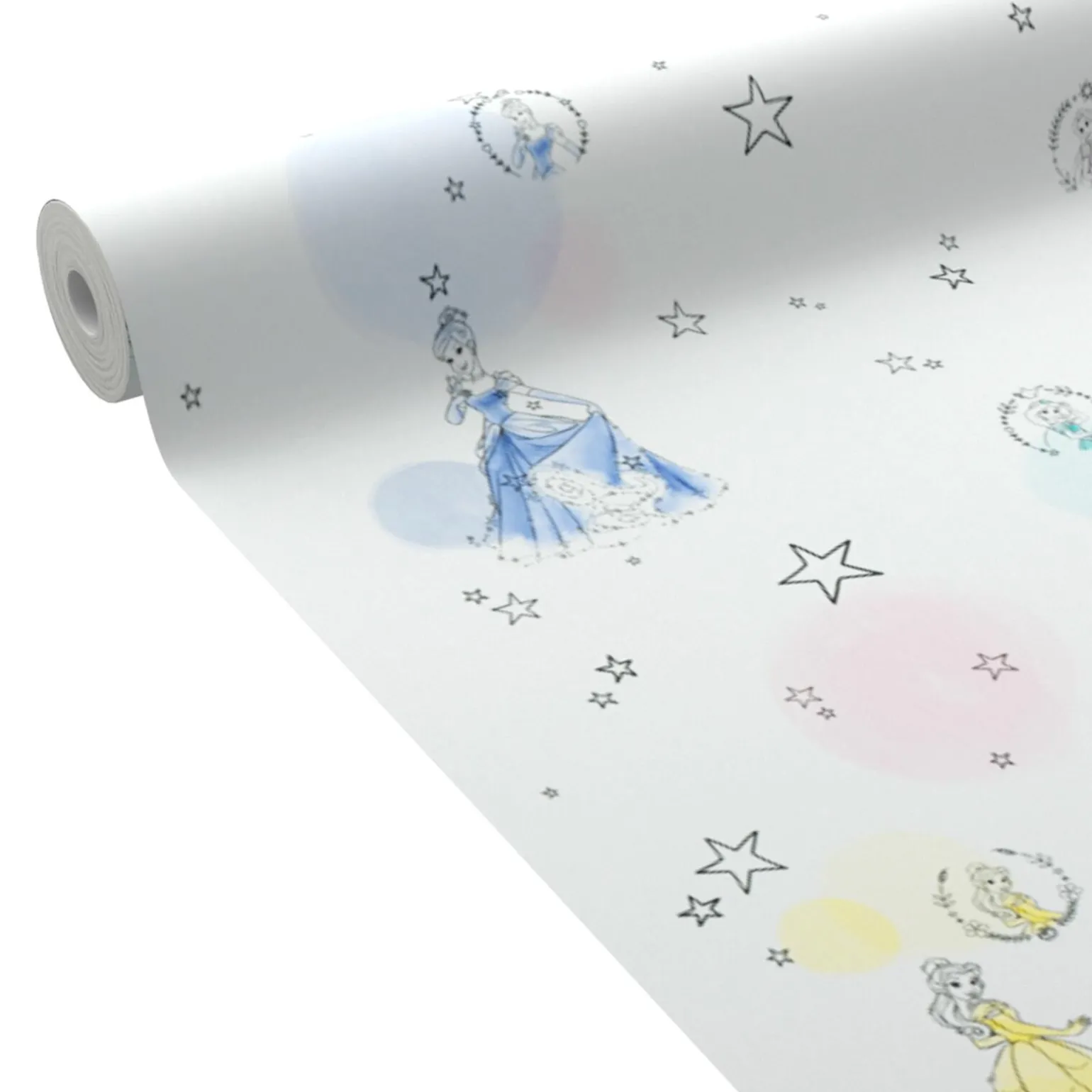 Papier peint intissé DISNEY PRINCESSES coloris multicolore - 4MURS