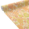Papier peint intissé DONATILLE coloris Orange et vert - 4MURS