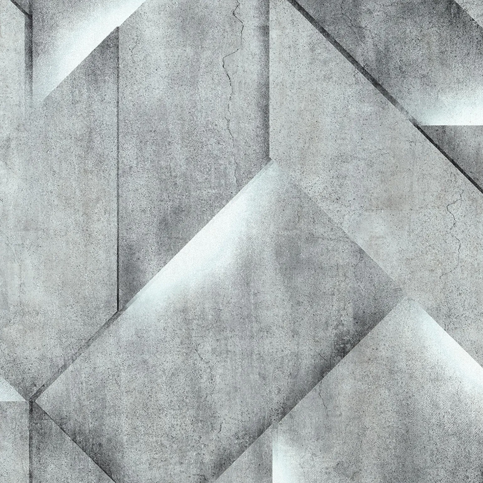 Papier peint intissé DOWNTOWN coloris gris béton - 4MURS