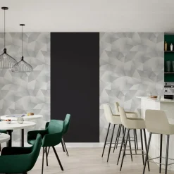 Papier peint intissé EKYNOX coloris blanc perlé - 4MURS