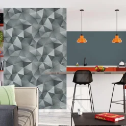 Papier peint intissé EKYNOX coloris argent - 4MURS