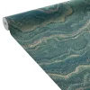 Papier peint intissé ELAURA coloris émeraude - 4MURS