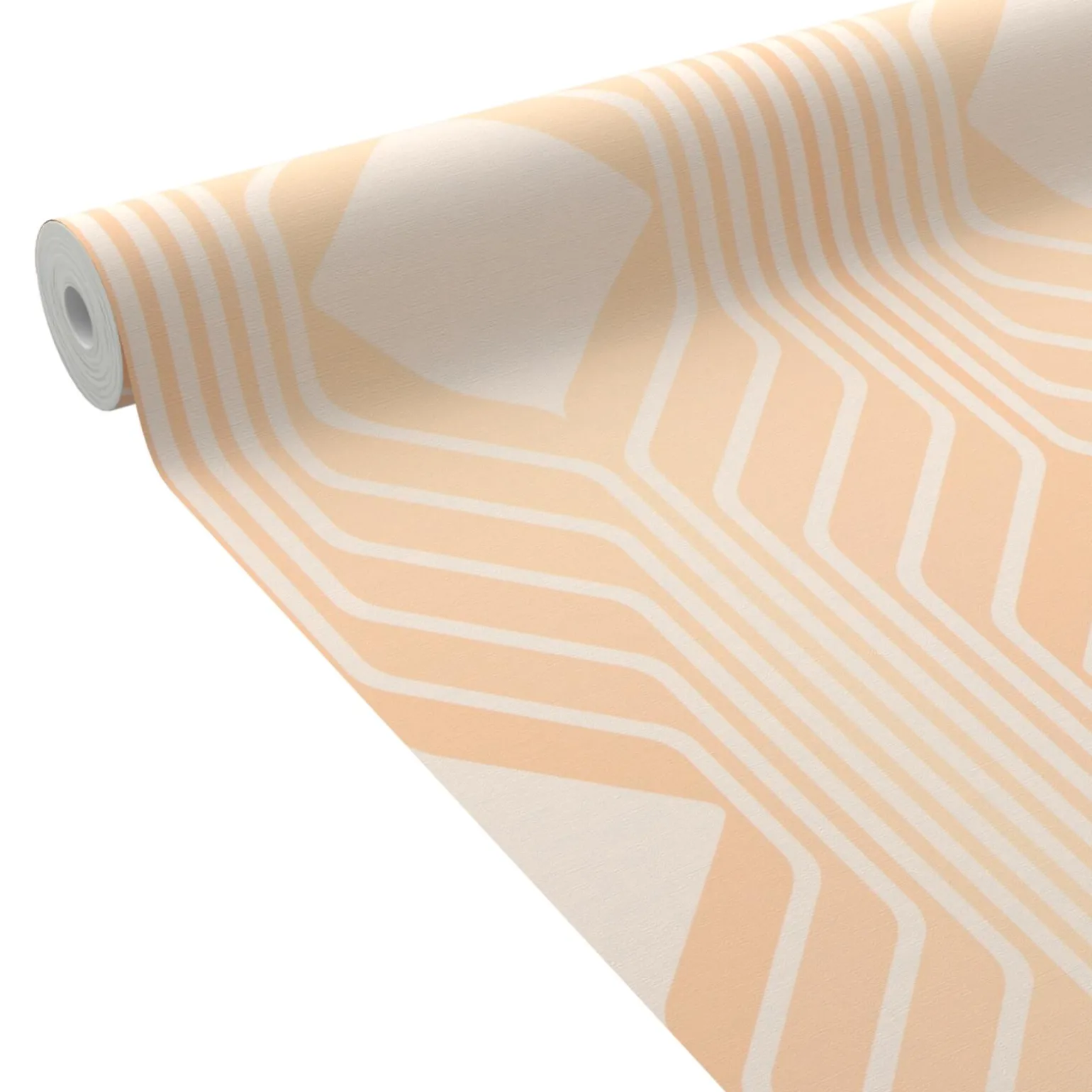 Papier peint intissé ELBÉE coloris Orange/Rose - 4MURS