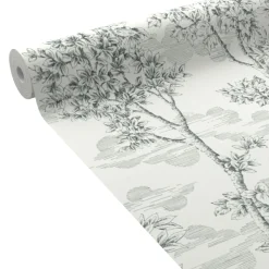 Papier peint intissé ERNEST coloris noir et blanc - 4MURS