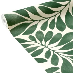 Papier peint intissé EVELEEN coloris vert anglais - 4MURS