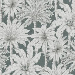 Papier peint intissé FLORENTINE PALM GARDEN vert céladon - 4MURS