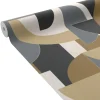Papier peint intissé FOSTER coloris brun et gris - 4MURS