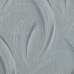 Papier peint intissé FRISSON coloris gris métallisé - 4MURS
