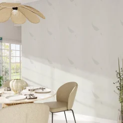 Papier peint intissé GLORIA coloris blanc - 4MURS