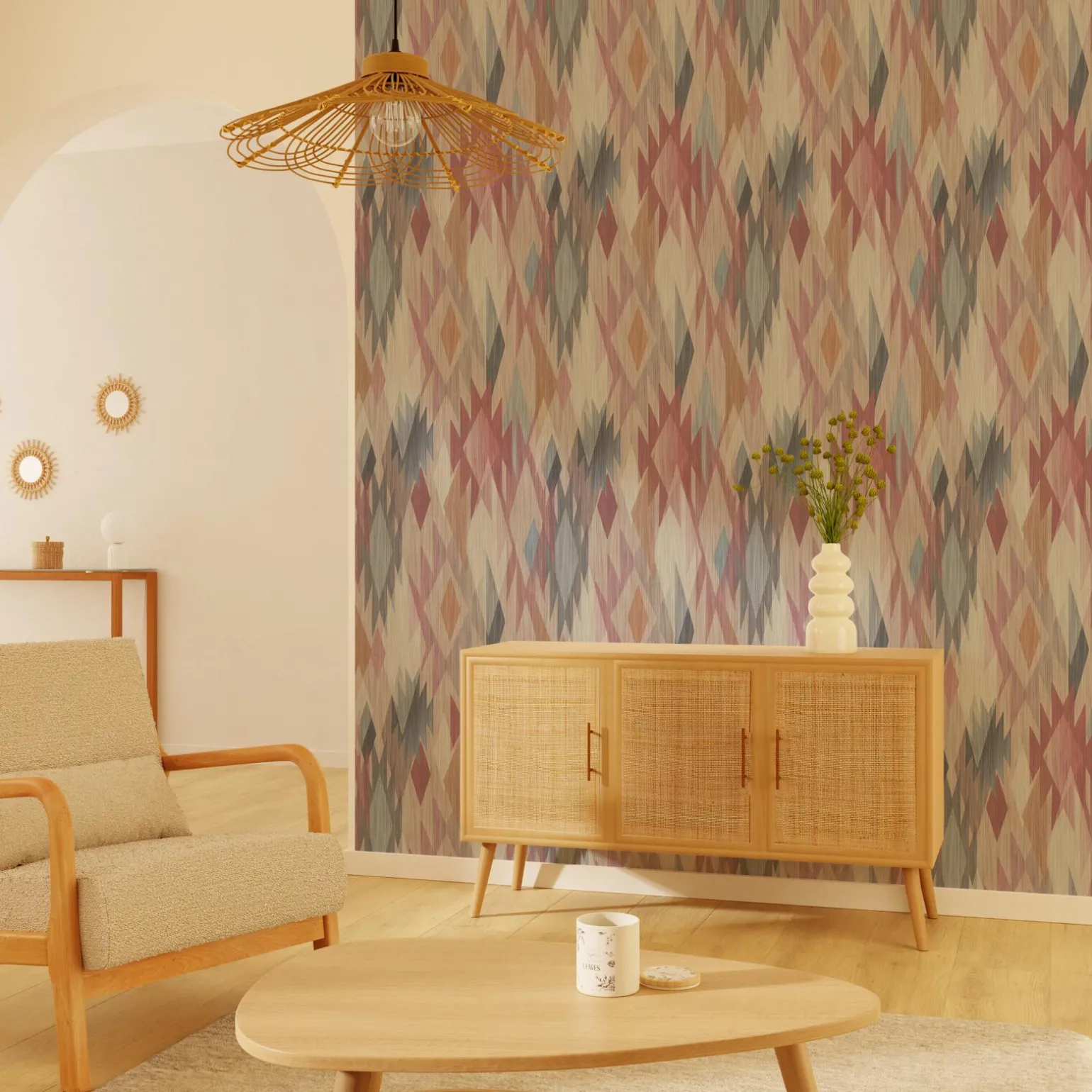 Papier peint intissé GUJARAT coloris multicolore - 4MURS