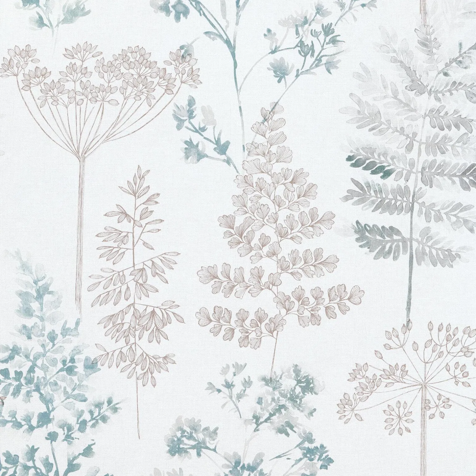 Papier peint intissé HOLLY coloris bleu gris - 4MURS