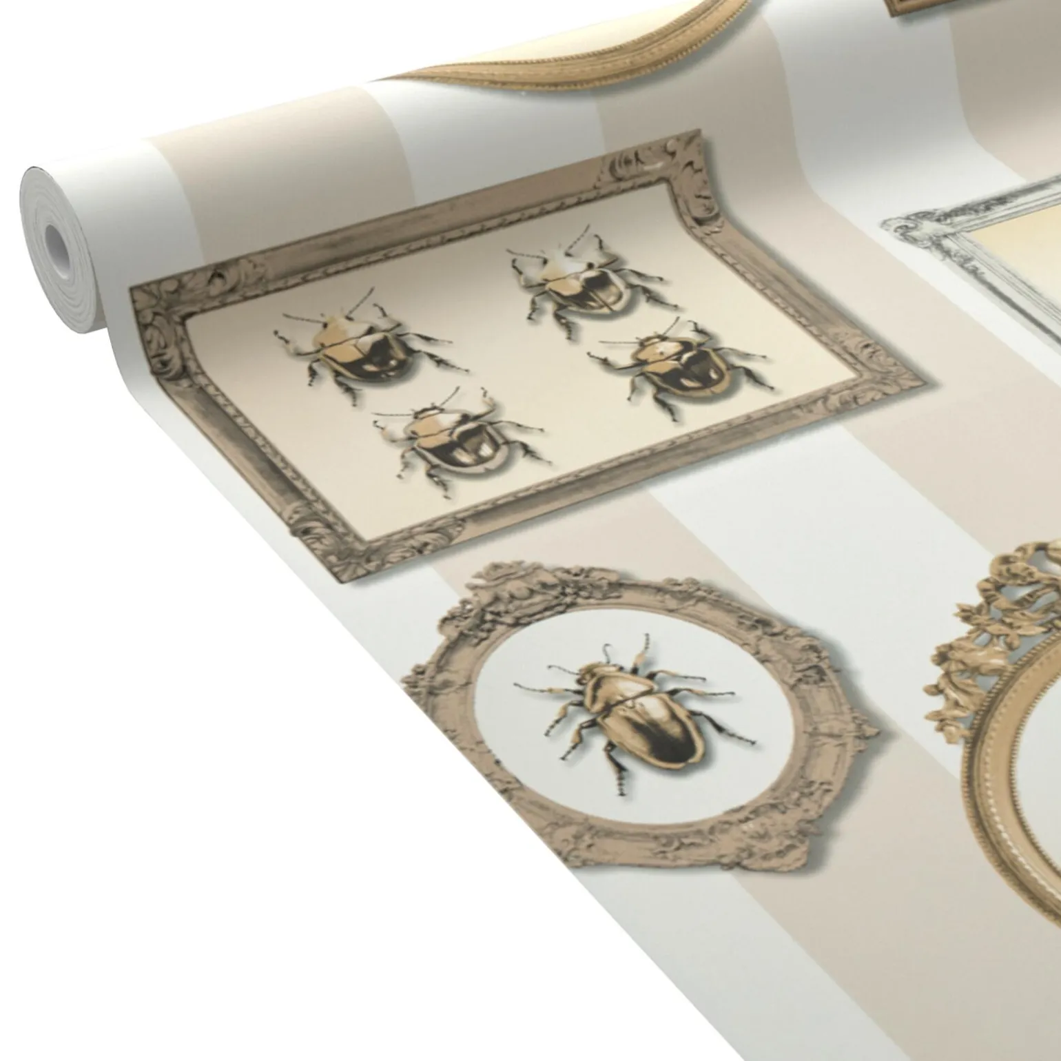 Papier peint intissé INSECT PORTRAIT coloris sable beige - 4MURS