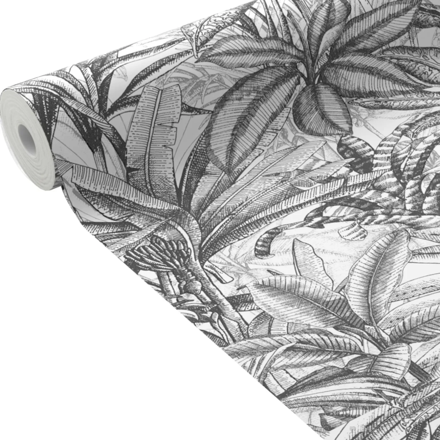Papier peint intissé JEBHA coloris anthracite - 4MURS
