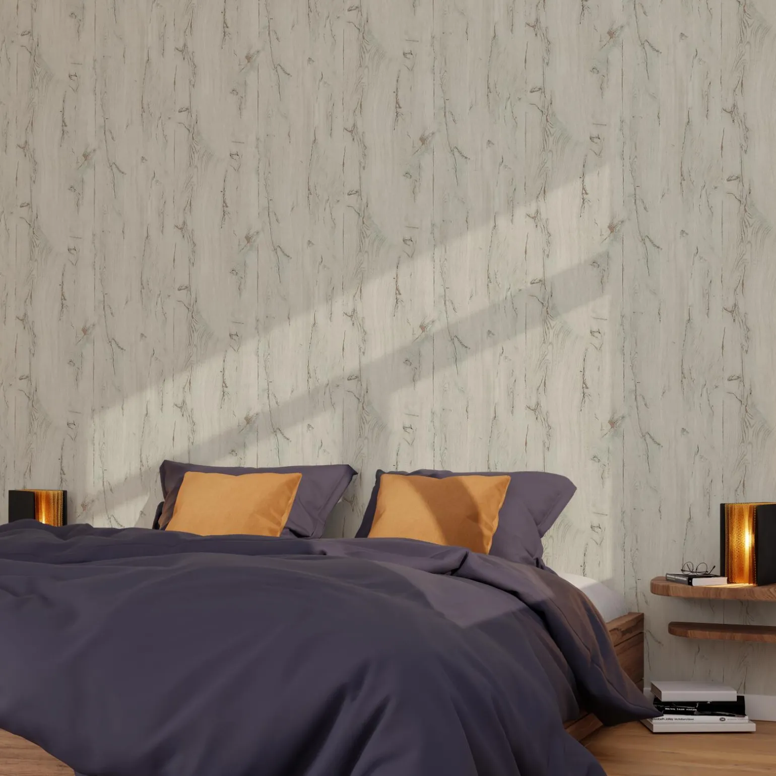 Papier peint intissé JOEY coloris lin - 4MURS