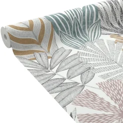Papier peint intissé JONNA coloris multicolore - 4MURS