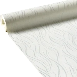 Papier peint intissé JULIANA coloris blanc - 4MURS