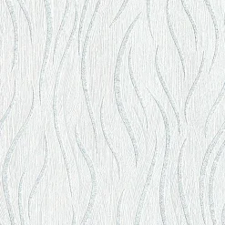 Papier peint intissé JULIANA coloris blanc - 4MURS