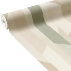 Papier peint intissé KAWANA coloris vert de gris - 4MURS