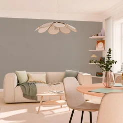 Papier peint intissé LAZY coloris taupe - 4MURS