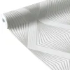 Papier peint intissé LUXURY coloris gris perle - 4MURS