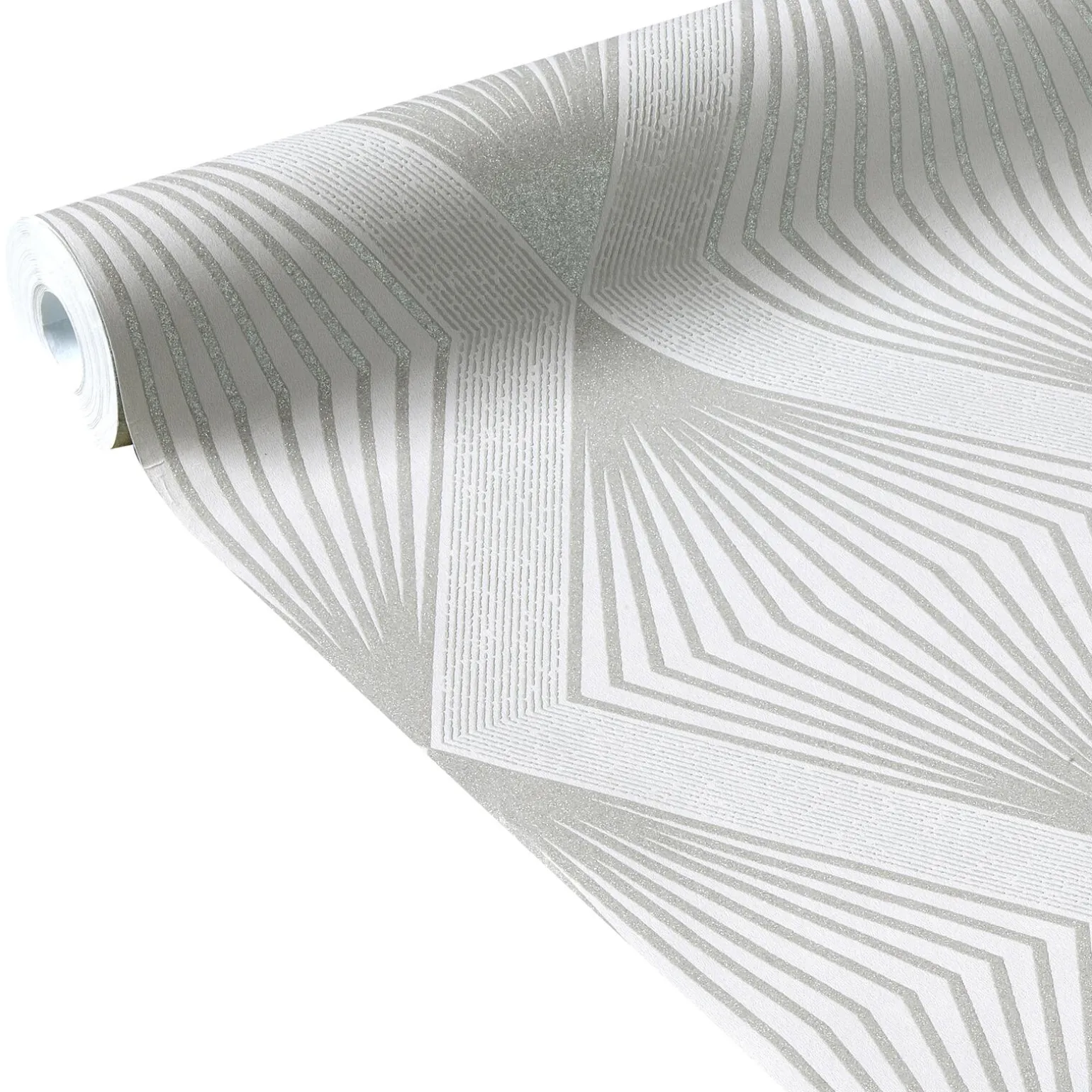 Papier peint intissé LUXURY coloris gris perle - 4MURS