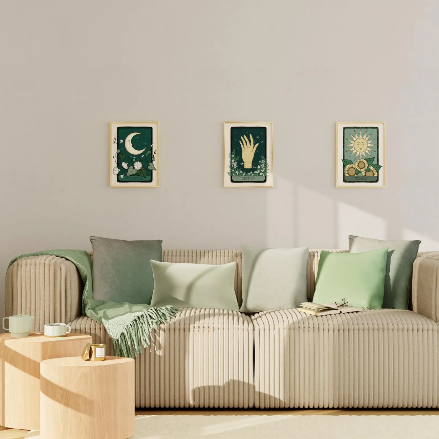 Papier peint intissé MALYA coloris grège - 4MURS