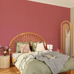 Papier peint intissé MALYA coloris rose vif - 4MURS